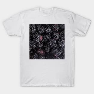 Fresh Delicious Blackberries Original Color T-Shirt